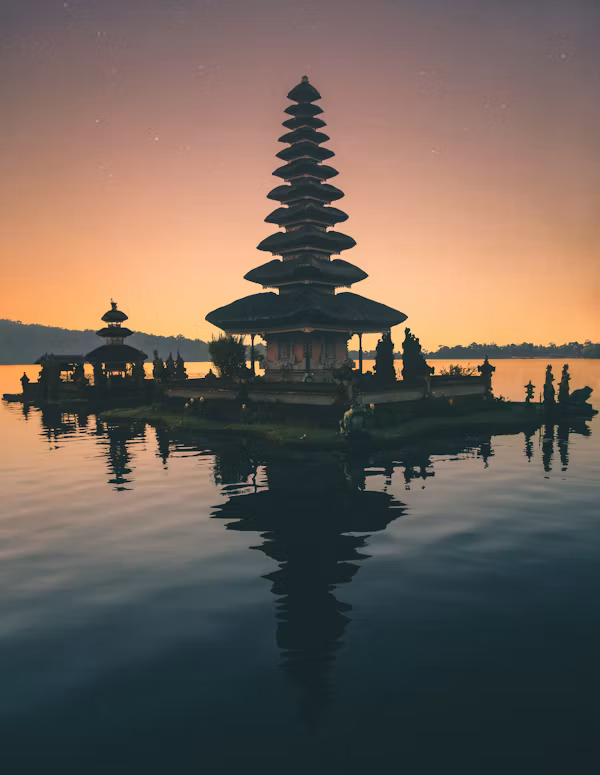 Tropical beach in Bali